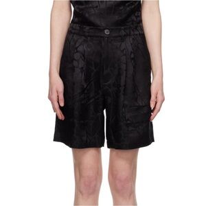 ANINE BING Black Carrie Shorts size 38 NWT
